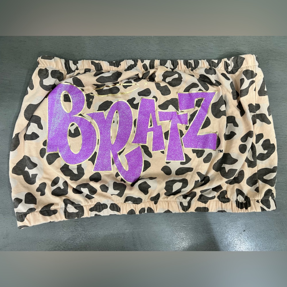 Bratz NWOT Leopard Print tube top